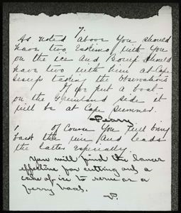 Image of Peary's Letter to MacMillan at Morris Jesup (Page 7)